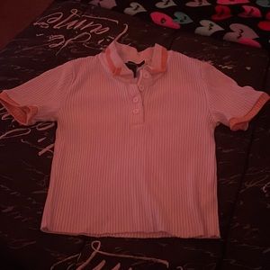 white forever 21 cropped top